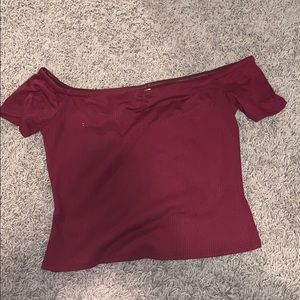 off the shoulder top